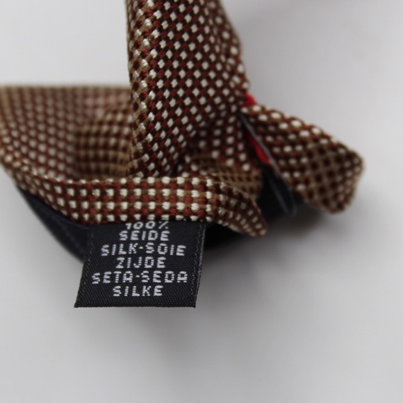 NWT Moschino Cravatta Square Dotted Tie - Picture 6 of 8